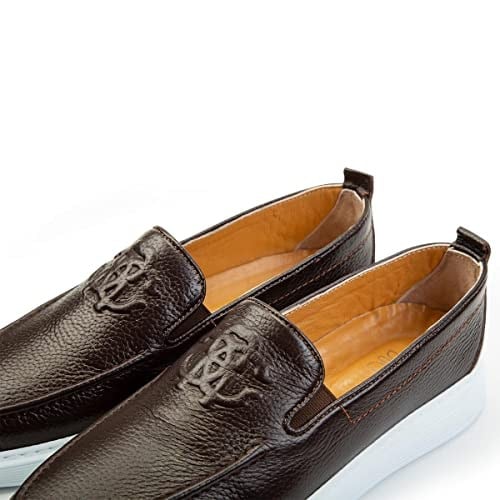 Ducavelli Stamped Hakiki Deri Erkek Günlük Ayakkabı, Loafer Ayakkabı, Hafif Ayakkabı, Yazlık Ayakkabı, Hafif Ayakkabı