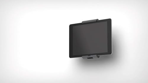 Durable 893323 Duvar Montajlı Tablet Tutucu, Gümüş/Antrasit - Seçenekler: 7-13 Zoll, ohne Hülle, Für Tablet 7-13 Zoll, mit Hülle...