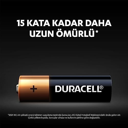 Duracell AA Alkalin Kalem Pil (10Lu Paket) 1,5 V Lr6/Mn1500
