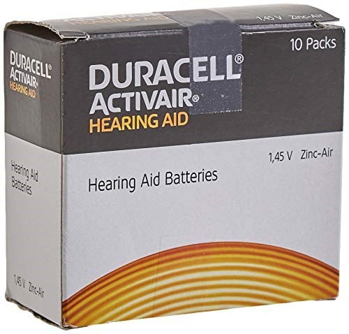Duracell Easytab DA 312 - Pil tipi 312 olan tüm işitme cihazları için, 10 x 6 adet