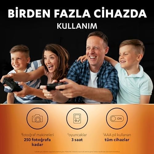 Duracell Şarj Edilebilir AAA Ince Kalem Pil (2Li Paket) 750 Mah Nimh, 1000 Sarj Döngüsü, Önceden Sarj Edilmiştir - Seçenekler: 750mAh, 750mAh 2li paket