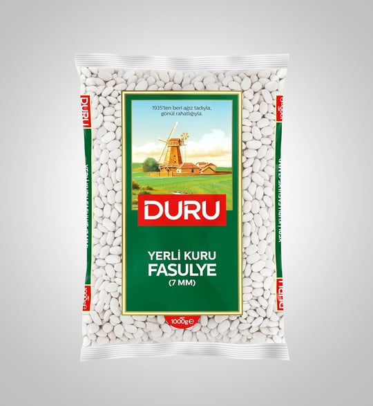 Duru Bakliyat Kuru Fasulye 7 Mm 1000 Gr