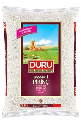 Duru Basmati Pirinç, 1000 gr, 2 Adet, Toplam 2 kg
