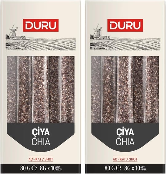 Duru Chia Aç-Kat, 8 Adet x 10 Gram 2li paket