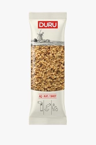 Duru Karabuğday Ezmesi Aç-Kat 200 g (10 Adet x 20 Gram) - Yüksek Lifli, Şeker İlavesiz ve Glutensiz Beslenmeye Uygun Pratik Kahvaltı