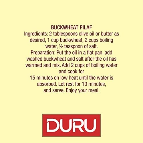 Duru Karabuğday (Greçka) 1000 g - Yüksek Lifli ve Protein Kaynağı, Diyet ve Salatalar İçin Uygun