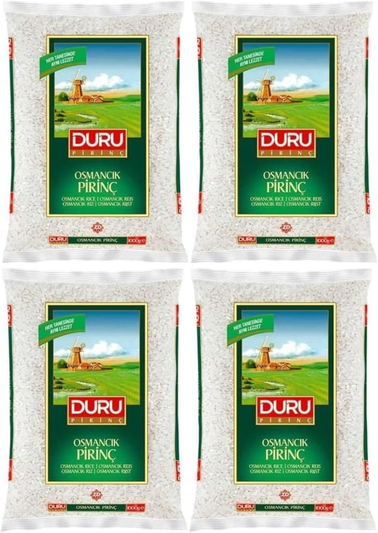 Duru Osmancık Pirinç 1000 gr X 4 Adet