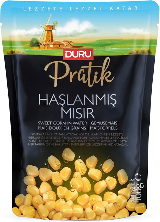 Duru Pratik Haşlanmış Mısır 400gr