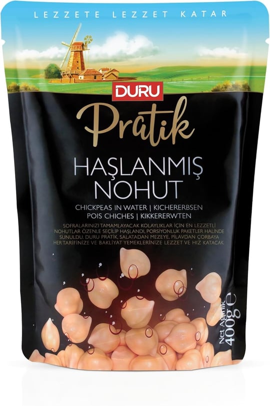 Duru Pratik Haşlanmış Nohut 400 Gr