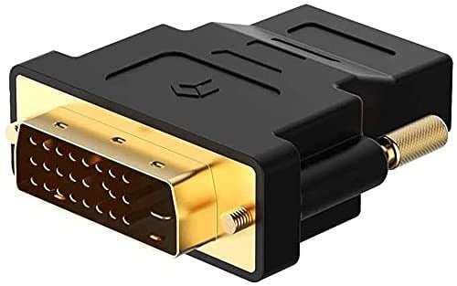 DVI Adaptörü - HDMI, Çift Yönlü DVI-D Erkek HDMI Dişi Altın Kaplama Konnektörleri