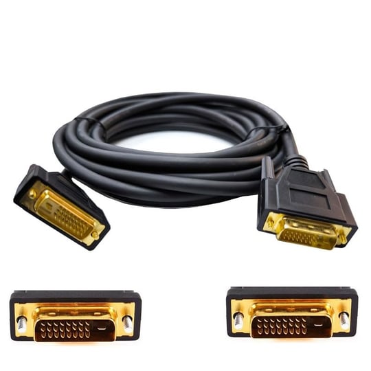 DVI-d 24+1 görüntü aktarma kablosu dvı erkek erkek kablo 3m