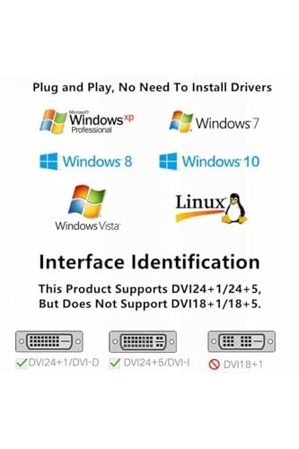 DVI To VGA Dönüştürücü HD 1080 P DVI Erkek 24+1 Pin VGA Dişi Video Kablosu HDTV PS3 PS4 PC İçin Siyah