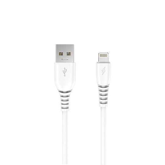 DVIP 27W UsbA to Lightning Data ve Hızlı Şarj Kablosu Beyaz Y100A27W