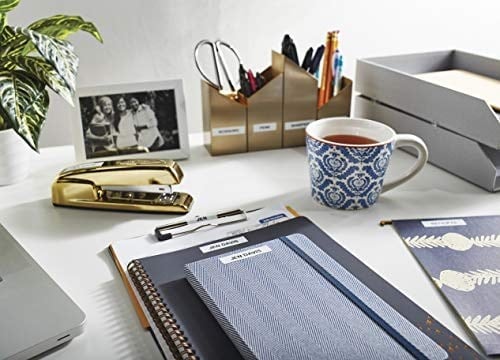 DYMO LetraTag Etiket Makineleri için Otantik Lt Kağıt Etiketleme Bandı, 1/2