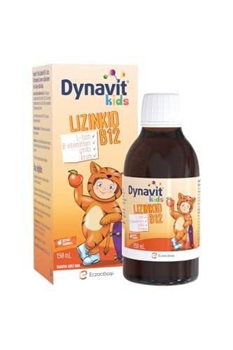 Dynavit Kids Lizinkid-B12 Şurup 150mL- Yemek Zamanı – Çocuk L-lizin Aminoasit Destek, B Vitamin, Krom, Çinko