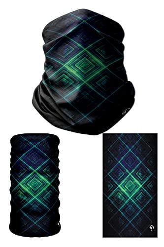 E Taktik Çok Fonksiyonlu Kare Yılan Derisi Dikişsiz Örme UV+ Boyunluk Yüz Maskesi Saç Bandı Bandana Do Rag