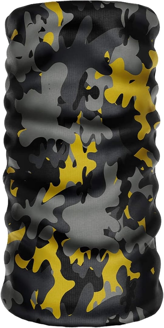 e taktik ® DeBuff Collar Camouflage Black-Yellow Boyunluk Bandana