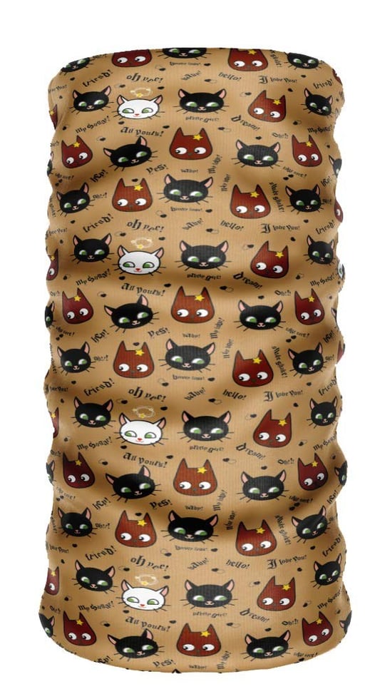 e taktik ® DeBuff Collar Cute Cat Boyunluk Bandana