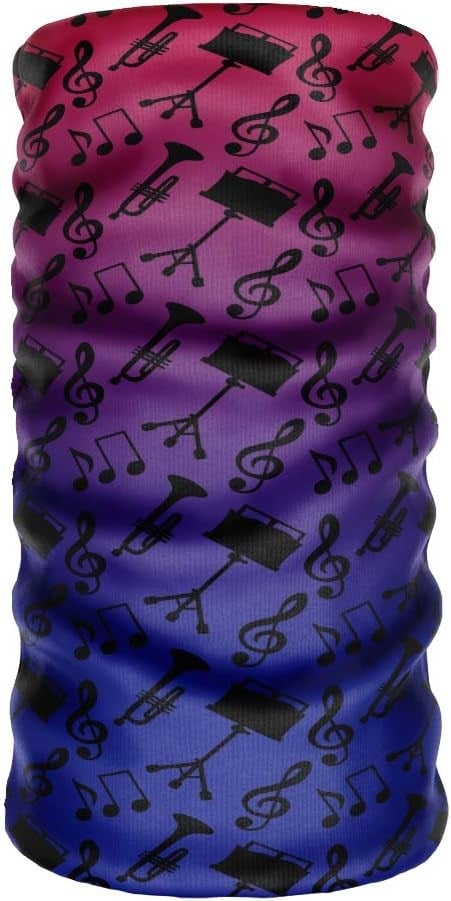 e taktik ® DeBuff Collar Music Notes Buff Boyunluk Bandana Balaklava