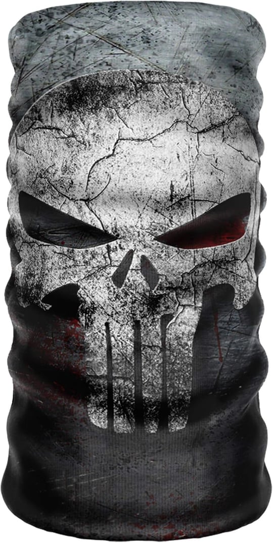 e taktik ® DeBuff Collar Skull The Punisher Boyunluk Bandana