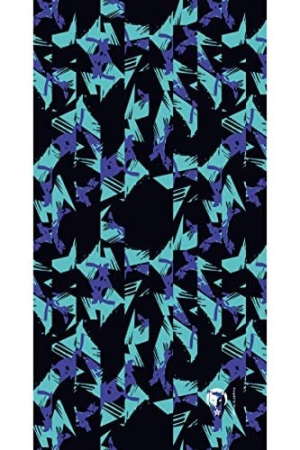 e taktik Extreme Dijital Desing Seamless +UV Mavi Renkli Desenli Boyunluk Bandana Buff Saç Bandı Maske Balaklava Toka