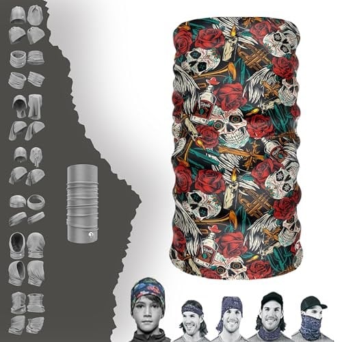 e taktik Multifunctional Alcoholic Skulls Seamless Knitting UV+ Neckerwear Face Mask Headband Bandana Do Rag Hairband