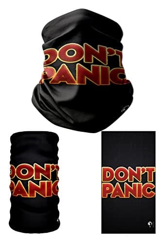 e taktik Multifunctional Dont Panic Seamless Knitting UV+ Neckerwear Face Mask Headband Bandana Do Rag Hairband