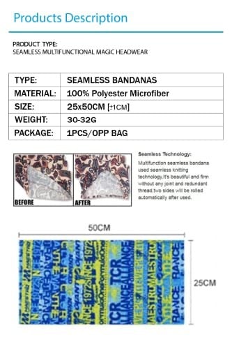e taktik Multifunctional Flag of Armenia Seamless UV+Face Mask Headband Bandana Do Rag Hairband