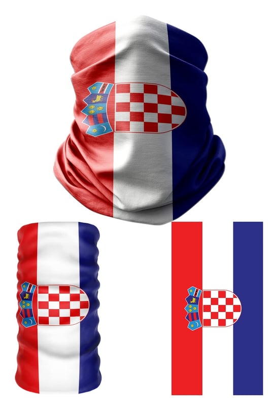 e taktik Multifunctional Flag of Croatia Seamless UV+Face Mask Headband Bandana Do Rag Hairband
