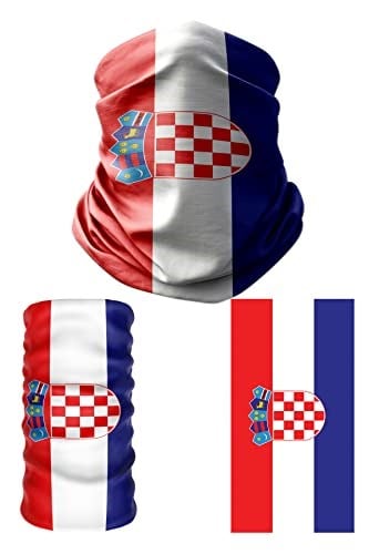 e taktik Multifunctional Flag of Croatia Seamless UV+Face Mask Headband Bandana Do Rag Hairband