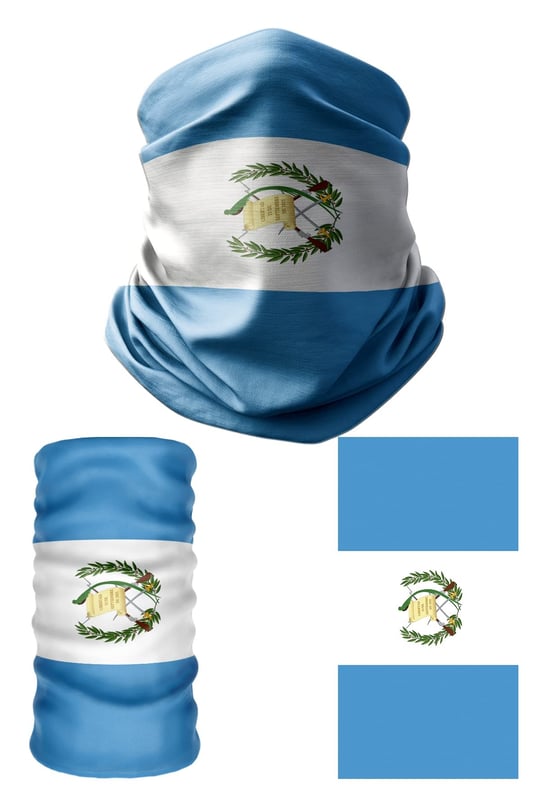 e taktik Multifunctional Flag of Guatemala Seamless UV+Face Mask Headband Bandana Do Rag Hairband