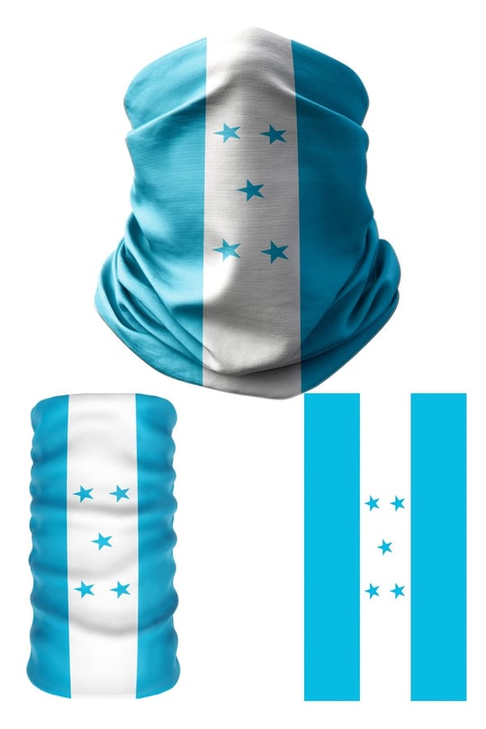 e taktik Multifunctional Flag of Honduras Seamless UV+Face Mask Headband Bandana Do Rag Hairband