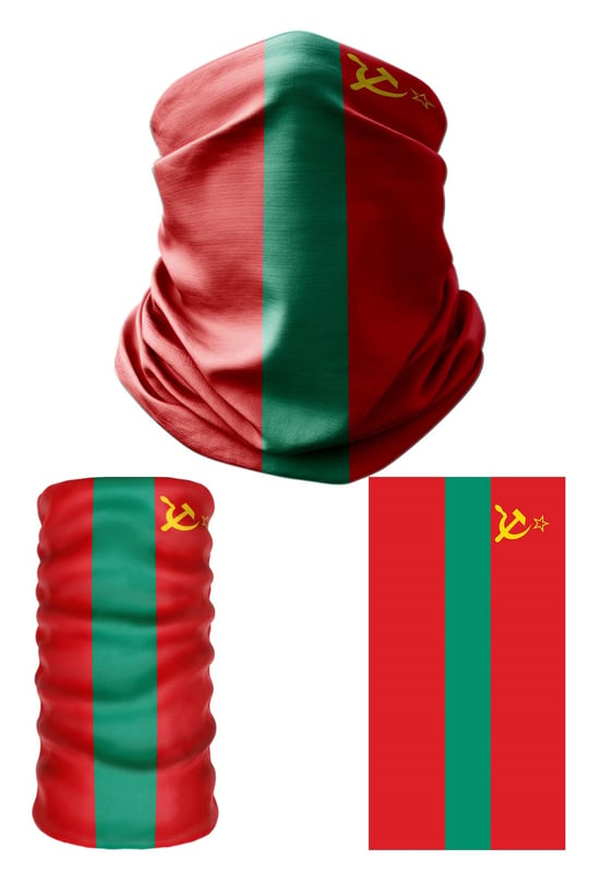 e taktik Multifunctional Flag of Transnistria Seamless UV+Face Mask Headband Bandana Do Rag Hairband