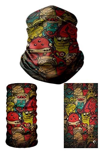 e taktik Multifunctional Monsters World Seamless Knitting UV+ Neckerwear Face Mask Headband Bandana Do Rag Hairband