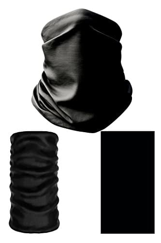 e taktik Multifunctional One Colour Black Seamless Knitting UV+ Neckerwear Face Mask Headband Bandana Do Rag Hairband