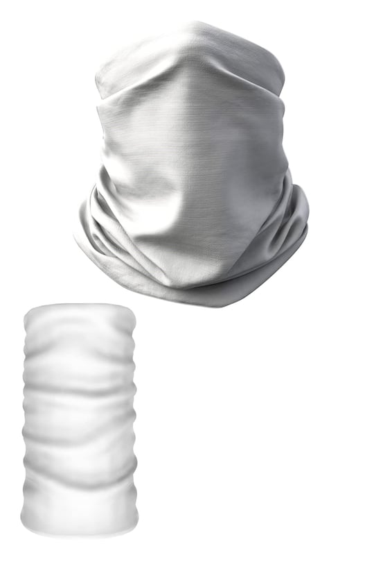e taktik Multifunctional One Colour White Seamless Knitting UV+ Neckerwear Face Mask Headband Bandana Do Rag Hairband