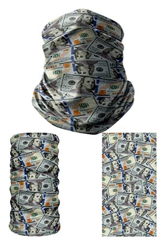 e taktik Multifunctional One Hundred Dollars Seamless Knitting UV+ Neckerwear Face Mask Headband Bandana Do Rag Hairband