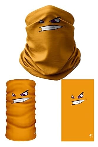 e taktik Multifunctional Orange Ambitious Face Seamless Knitting UV+ Neckerwear Face Mask Headband Bandana Do Rag Hairband
