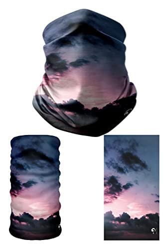 e taktik Multifunctional Pink Evening Sky Seamless Knitting UV+ Neckerwear Face Mask Headband Bandana Do Rag Hairband