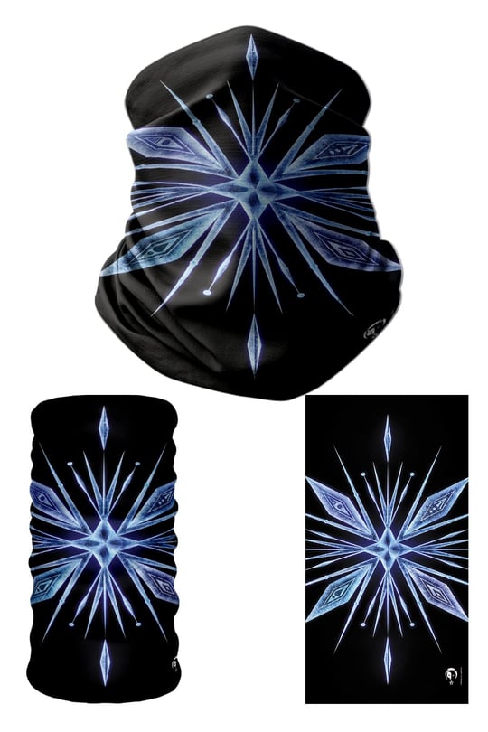e taktik Multifunctional Snowflake Crystal Seamless Knitting UV+ Neckerwear Face Mask Headband Bandana Do Rag Hairband