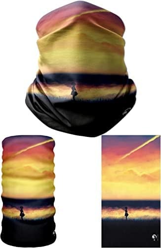 e taktik Multifunctional The Sunset Seamless Knitting UV+ Neckerwear Face Mask Headband Bandana Do Rag Hairband