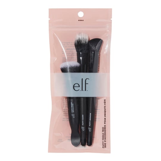 e.l.f. Macun Araçları Üçlü, Macun Ürünleri İçin 3lü Yüz Makyaj Fırçası Seti, Macun Astarı, Allık ve Bronzlaştırıcı, Vegan ve Hayvanlar Üzerinde Denenmemiş Olarak Kolayca Karıştırmanıza Yardımcı Olur
