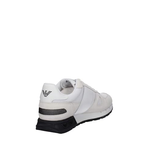 EA7 Erkek B&w Mesh Run Koşu Stili Spor Ayakkabı Beyaz
