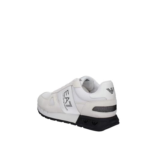 EA7 Erkek B&w Mesh Run Koşu Stili Spor Ayakkabı Beyaz