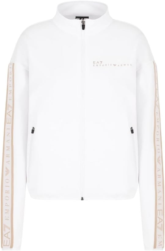 EA7 Logolu Regular Fit Dik Yaka Fermuarlı Sweat Bayan SWEAT 7W000275 AF12501 U0002