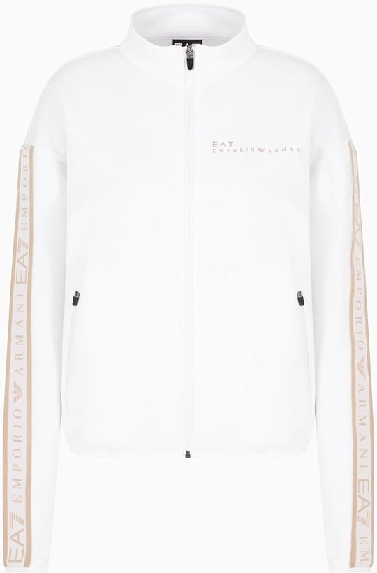 EA7 Logolu Regular Fit Dik Yaka Fermuarlı Sweat Bayan SWEAT 7W000275 AF12501 U0002
