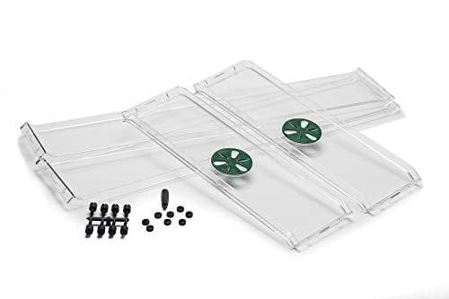 EarlyGrow 93807 Kubbeli Yayıcı, 2 Yükseklik Uzatıcı, Yeşil
