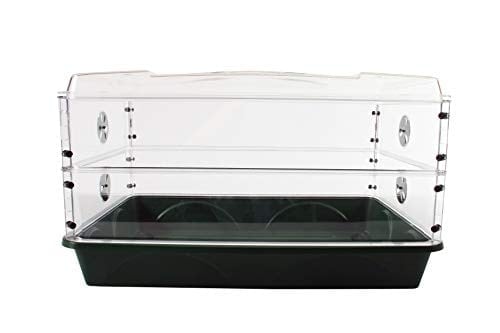 EarlyGrow 93807 Kubbeli Yayıcı, 2 Yükseklik Uzatıcı, Yeşil