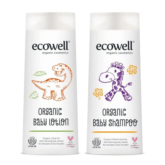 Ecowell Organik Bebek Bakım 2li Set