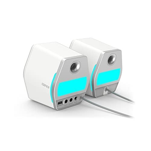 EDIFIER G2000 Bluetooth oyun hoparlörü, 3 ses modu ve RGB aydınlatma, mükemmel oyun atmosferi için 12 farklı ışık efekti. Bağlantılar: Bluetooth, USB (ses kartı) veya 3,5 mm jak.